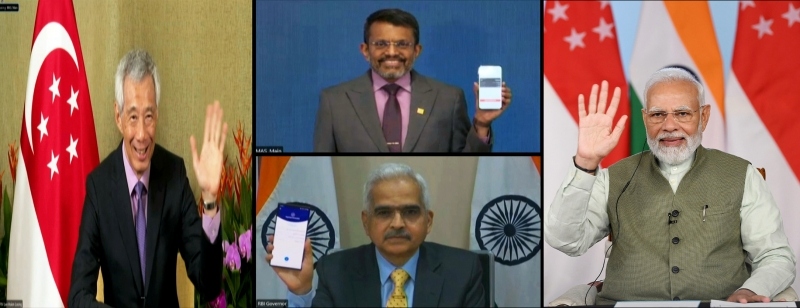 Ấn Độ và Singapore ra mắt dịch vụ thanh toán xuyên biên giới